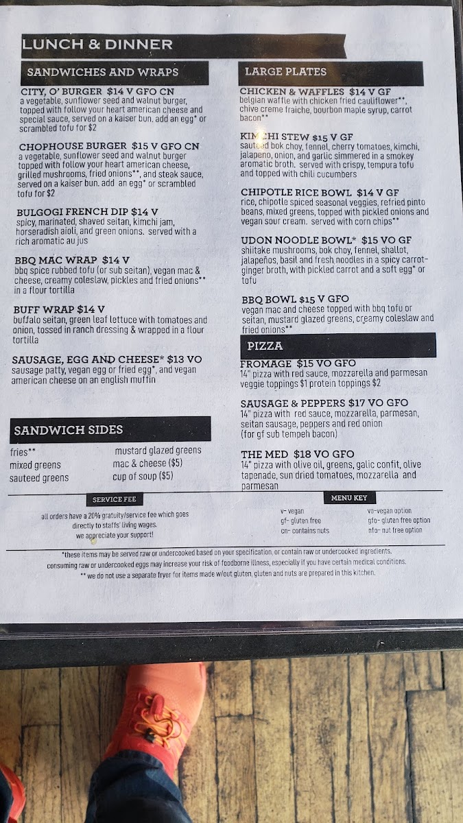 City O' City Menu - Image 5